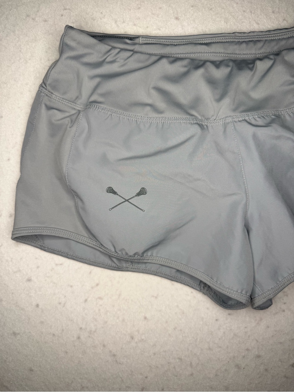 Nike Women's Gray Performance Lacrosse Running Shorts size Small - Picture 2 of 15